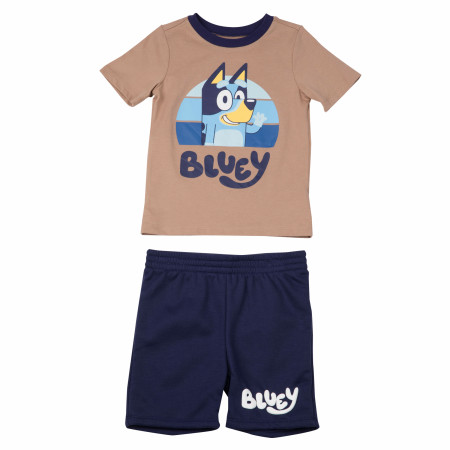 Bluey Toddler Boy's Shirt and Shorts 2-Piece Set